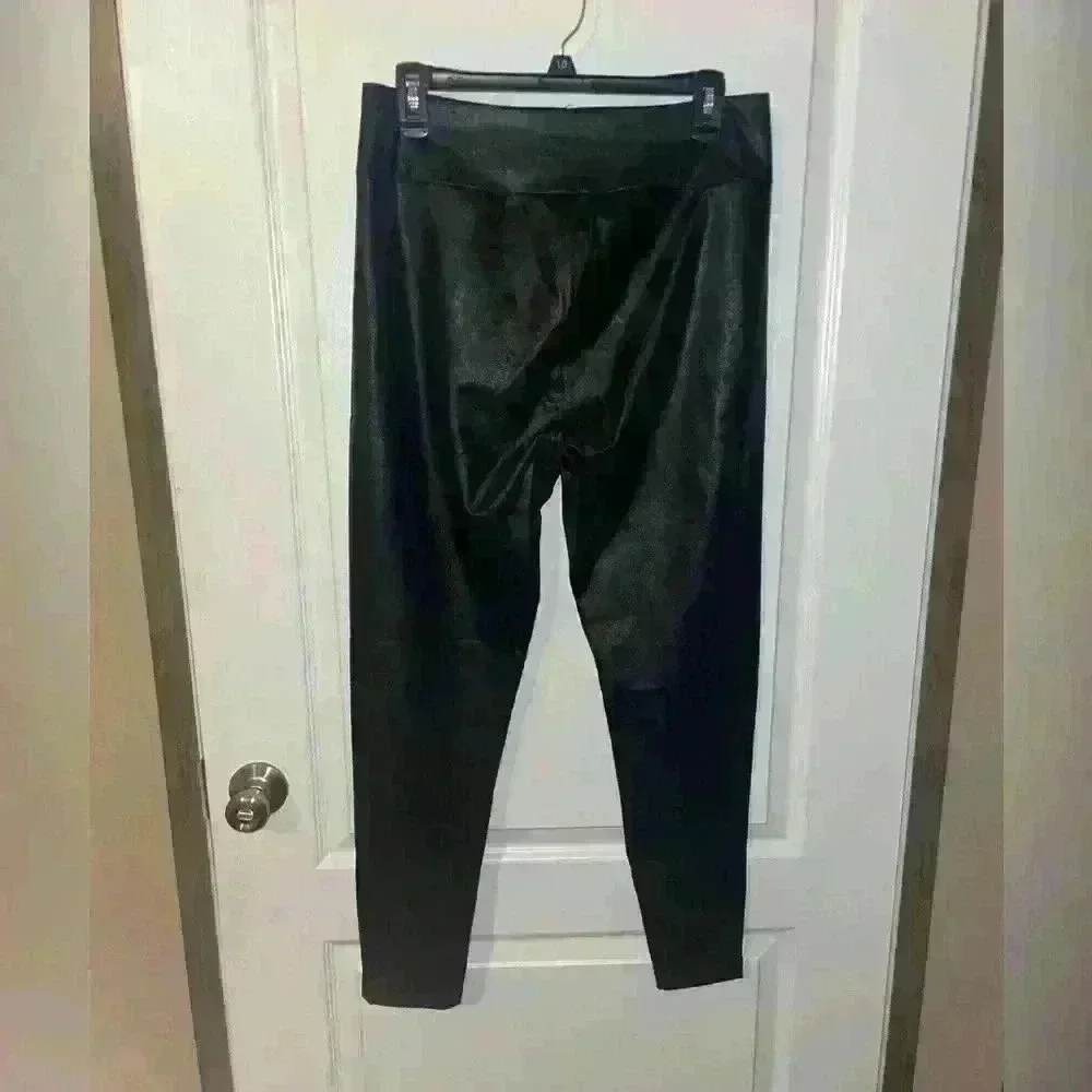 NWT Honey Love black vegan leather leggings‎ size 1x